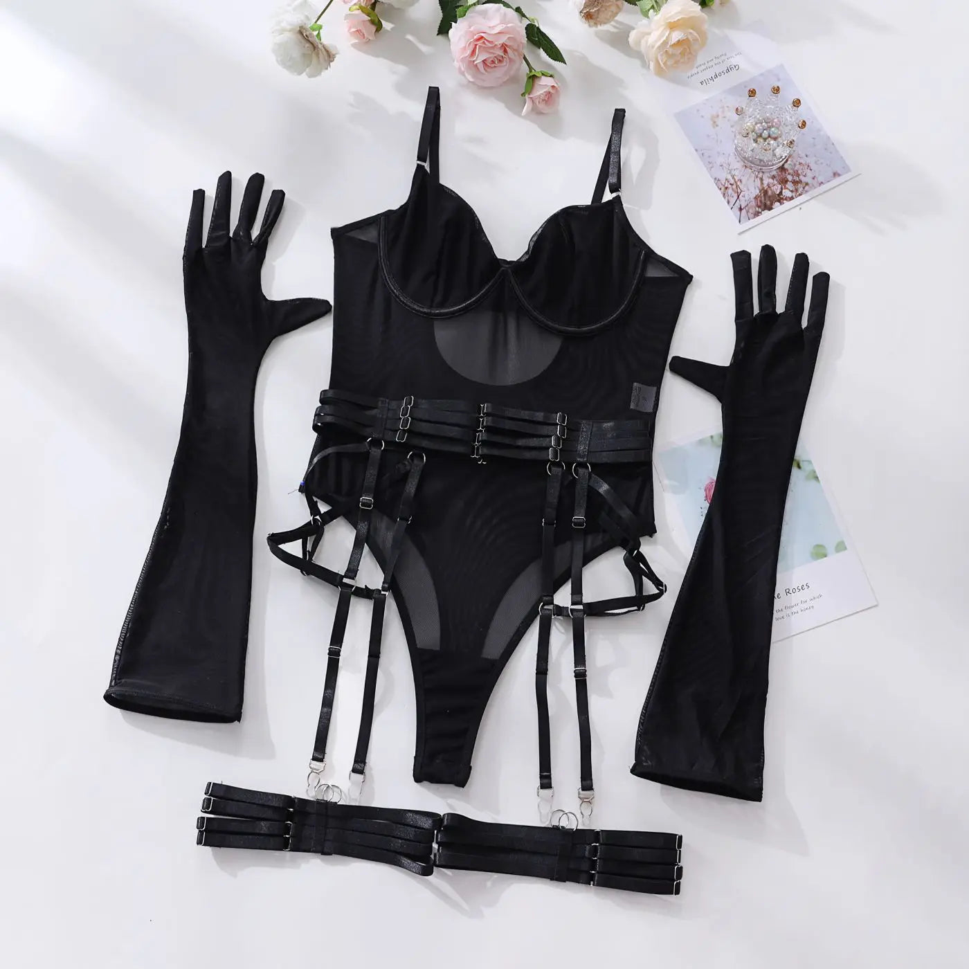 Dreamy Pleasures™ Seductive Embrace Bodysuit