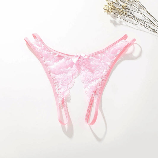 Dreamy Pleasures™ Seduction Open Crotch Lace Thong